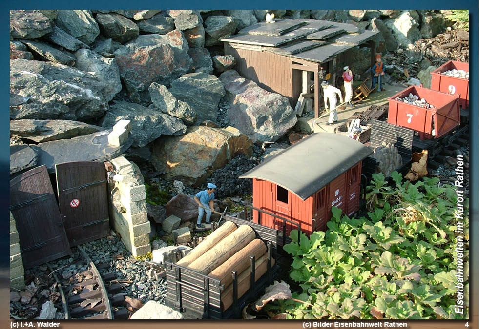 Modelleisenbahnanlage Eisenbahnwelten im Kurort Rathen - Spur G