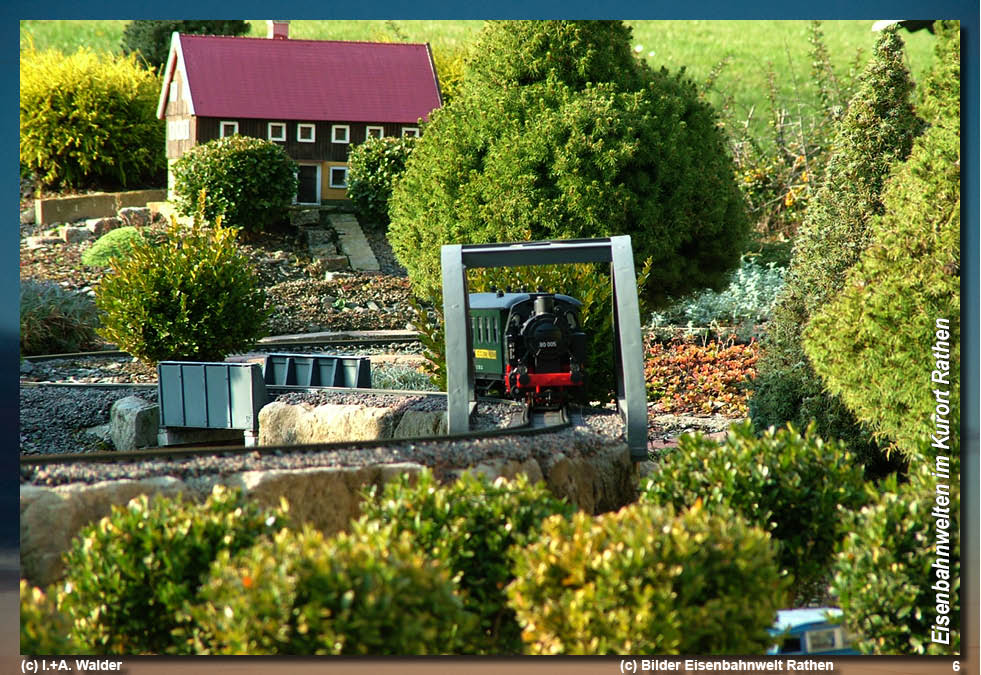 Modelleisenbahnanlage Eisenbahnwelten im Kurort Rathen - Spur G