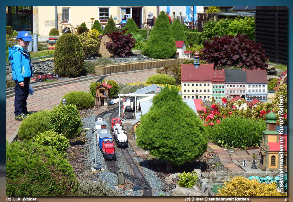 Modelleisenbahnanlage Eisenbahnwelten im Kurort Rathen - Spur G