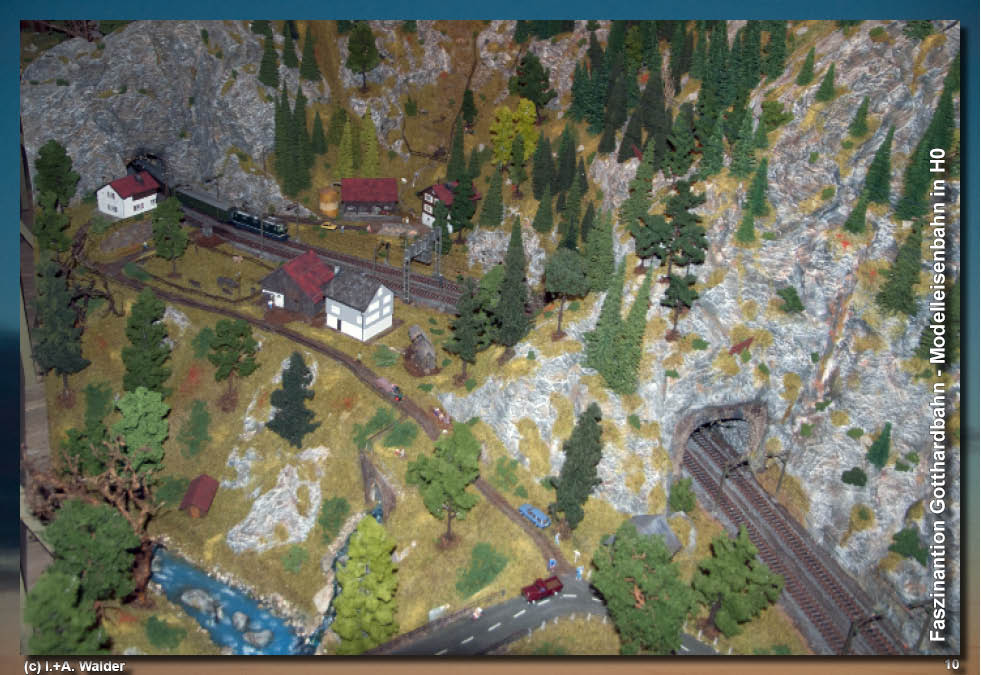 Eisenbahnmagazin Gotthardbahn von Erstfeld nach Göschenen