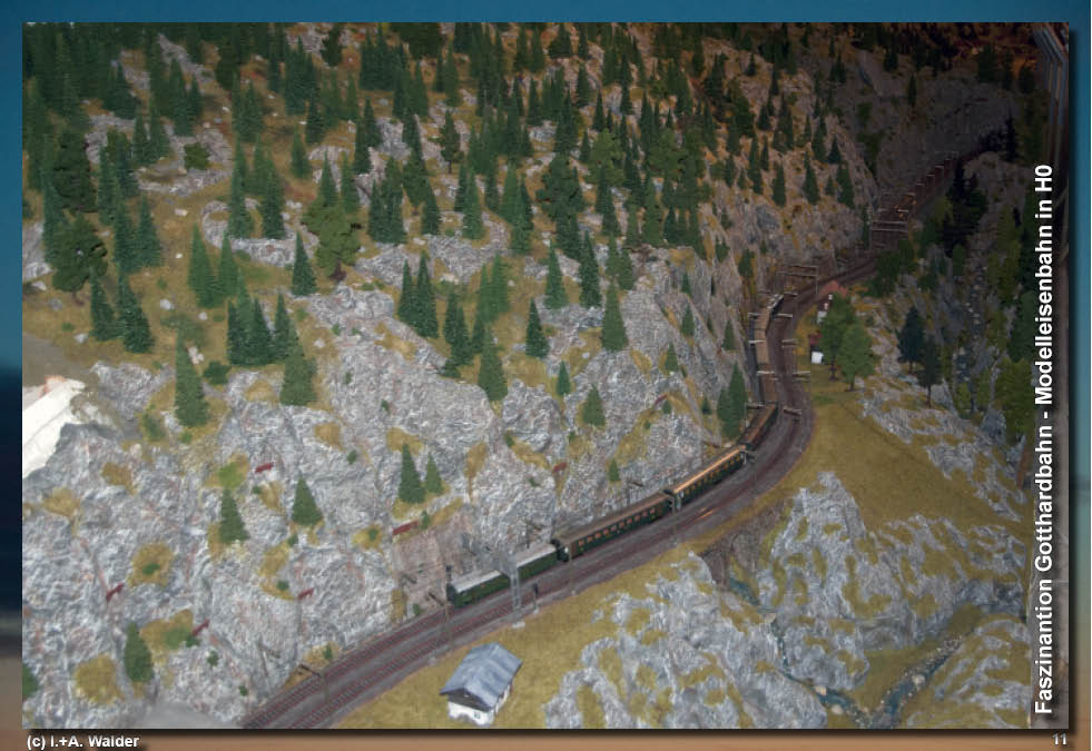 Eisenbahnmagazin Gotthardbahn von Erstfeld nach Göschenen