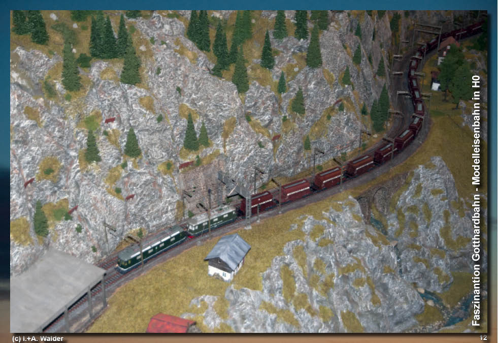 Eisenbahnmagazin Gotthardbahn von Erstfeld nach Göschenen