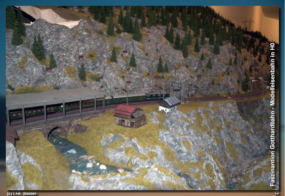 Eisenbahnmagazin Gotthardbahn von Erstfeld nach Göschenen