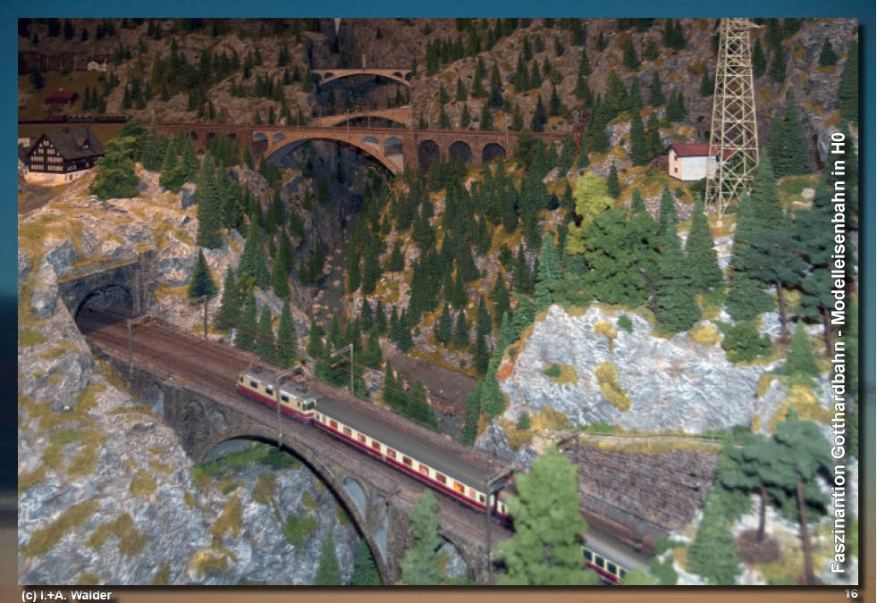 Eisenbahnmagazin Gotthardbahn von Erstfeld nach Göschenen