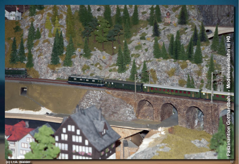 Eisenbahnmagazin Gotthardbahn von Erstfeld nach Göschenen