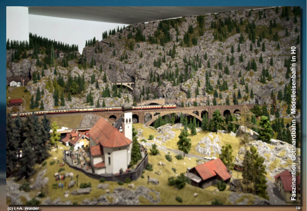 Eisenbahnmagazin Gotthardbahn von Erstfeld nach Göschenen