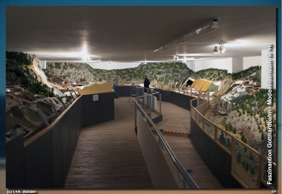 Eisenbahnmagazin Gotthardbahn von Erstfeld nach Göschenen