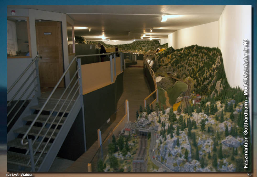 Eisenbahnmagazin Gotthardbahn von Erstfeld nach Göschenen