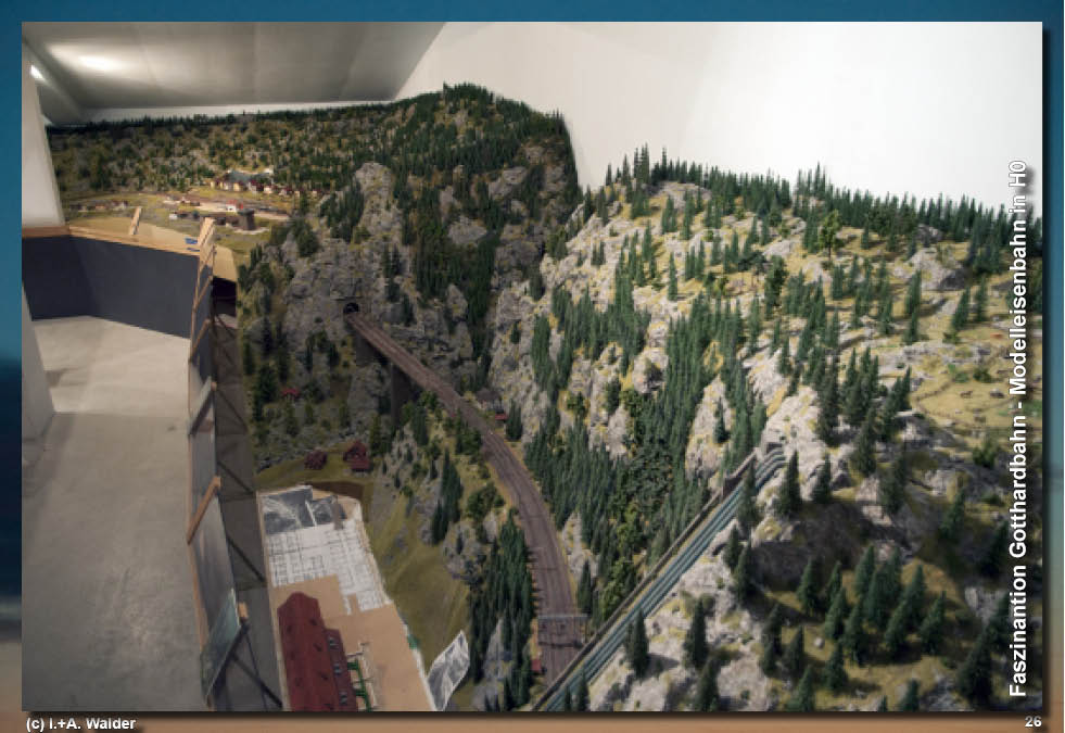 Eisenbahnmagazin Gotthardbahn von Erstfeld nach Göschenen