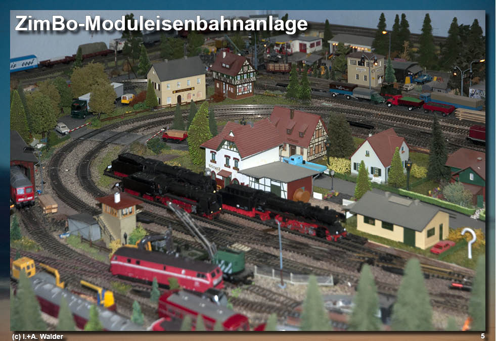 Eisenbahnmagazin ZimBo-Moduleisenbahnanlage