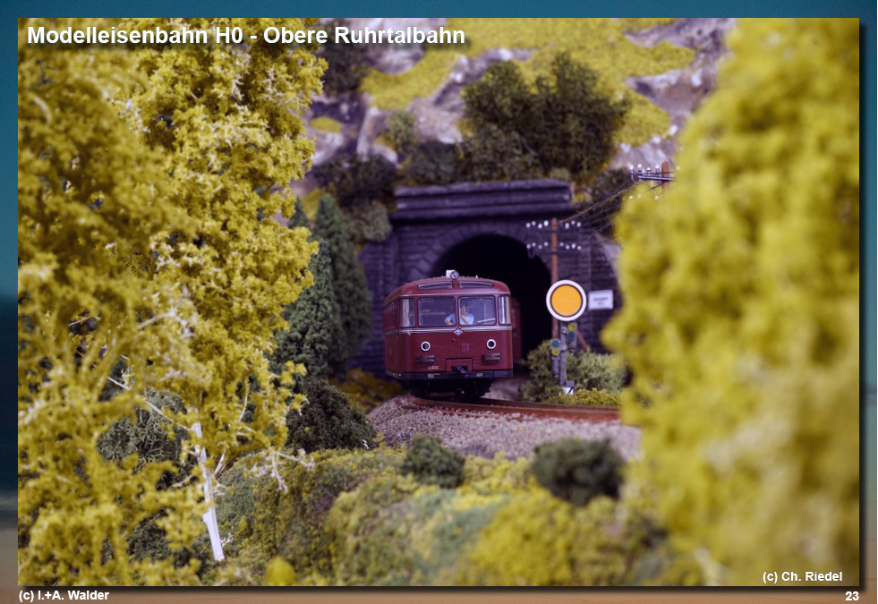 Eisenbahnmagazin Modelleisenbahnanlage H0 - Obere Ruhrtalbahn