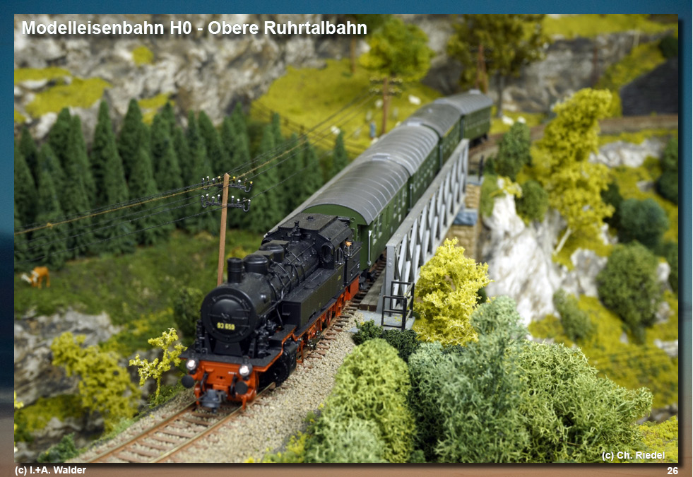 Eisenbahnmagazin Modelleisenbahnanlage H0 - Obere Ruhrtalbahn
