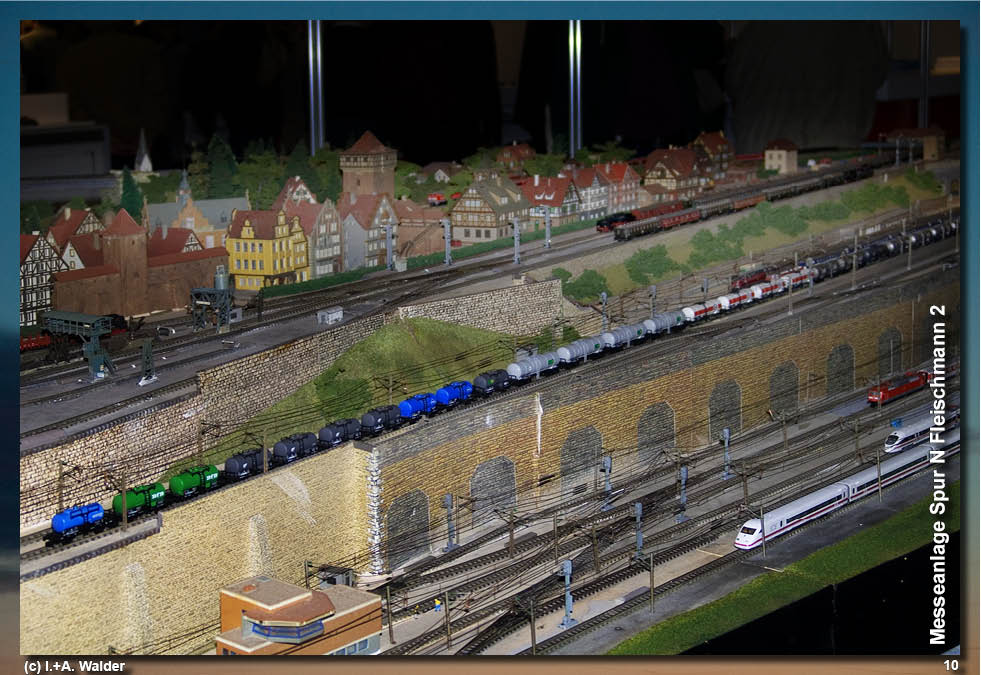 Eisenbahnmagazin Messeanlage Spur N Fleischmann