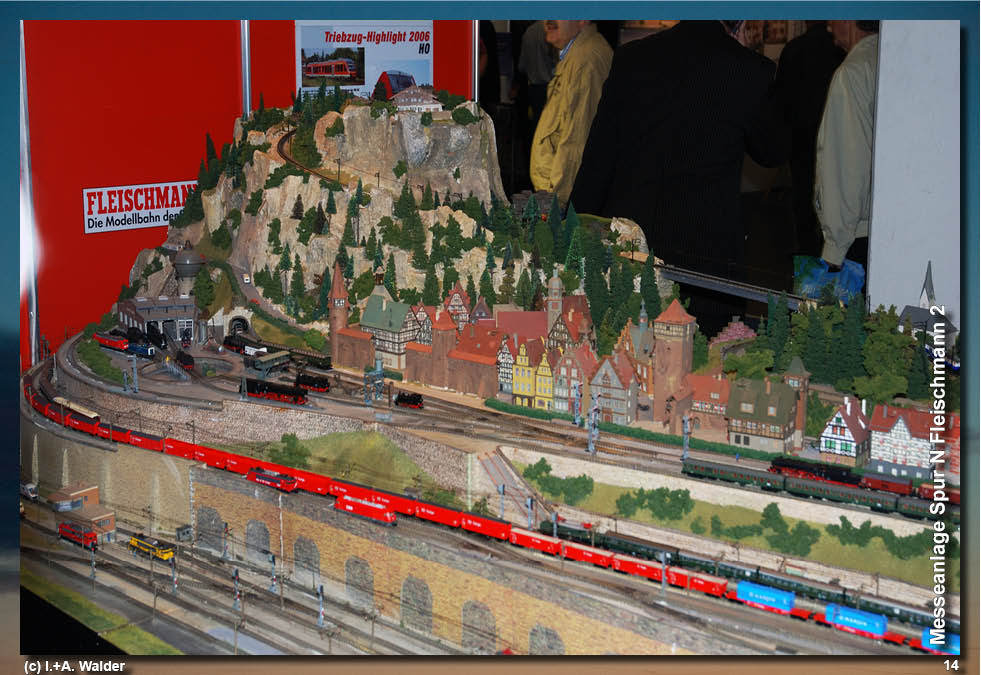 Eisenbahnmagazin Messeanlage Spur N Fleischmann