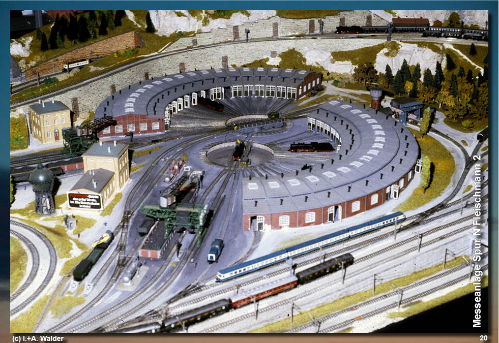 Eisenbahnmagazin Messeanlage Spur N Fleischmann