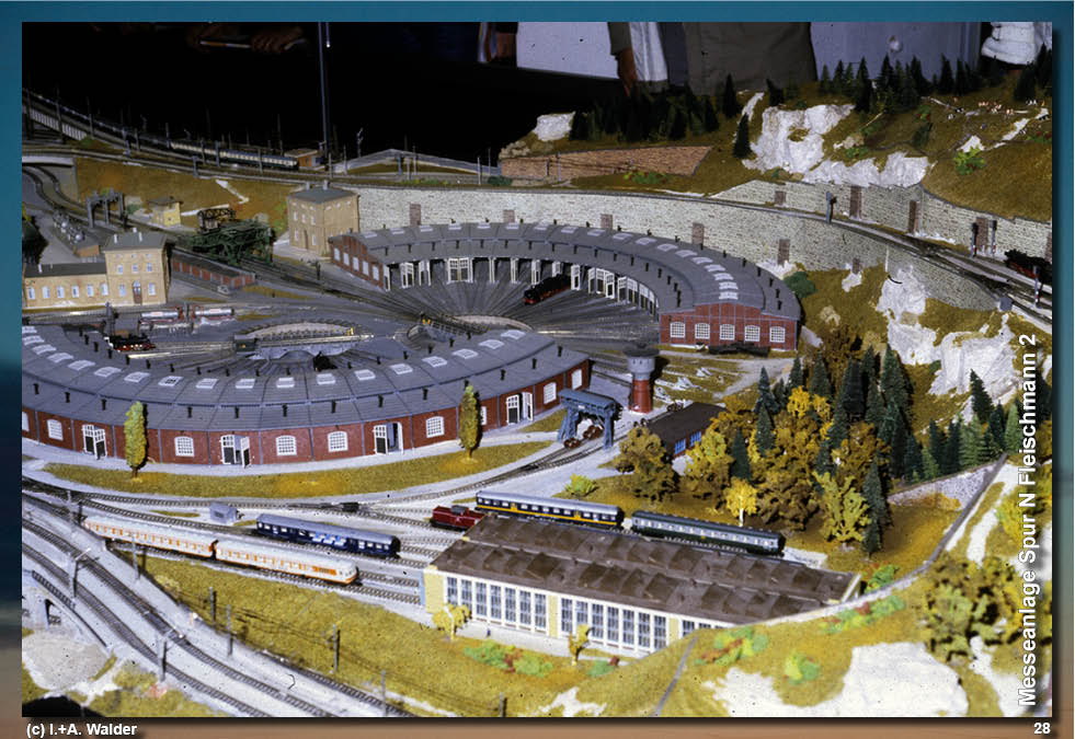 Eisenbahnmagazin Messeanlage Spur N Fleischmann