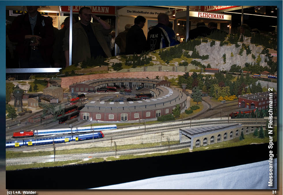 Eisenbahnmagazin Messeanlage Spur N Fleischmann