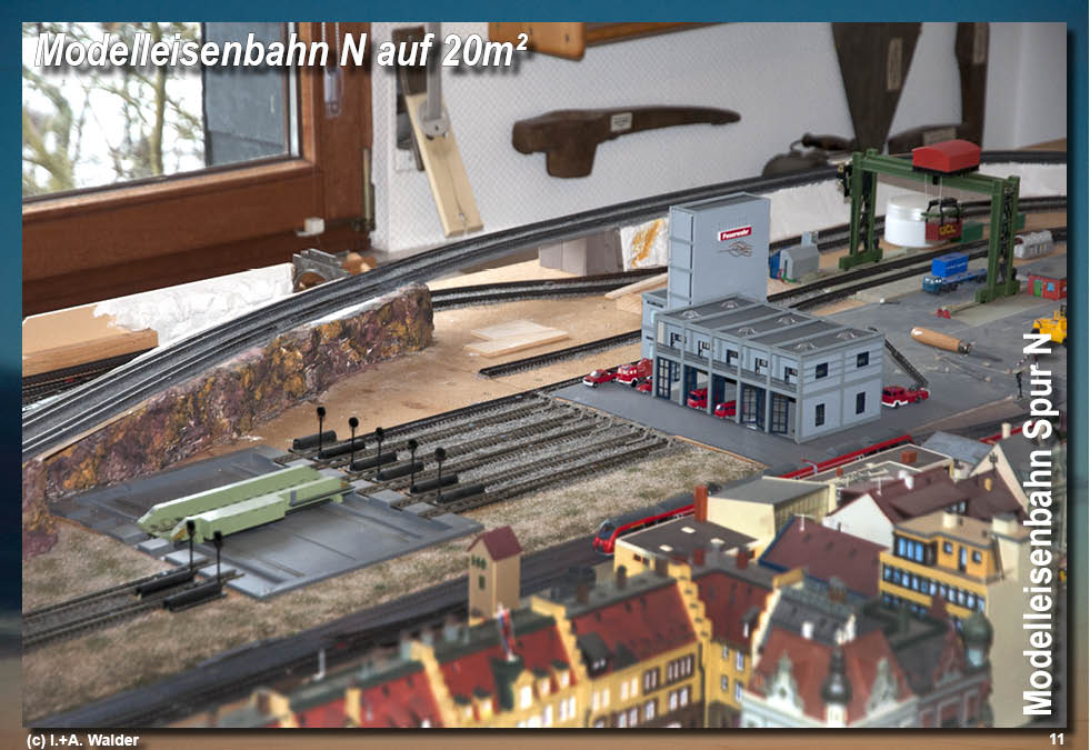 Modelleisenbahn Spur N auf 20m² 