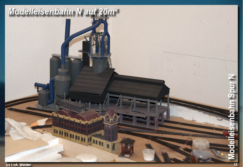 Modelleisenbahn Spur N auf 20m² 