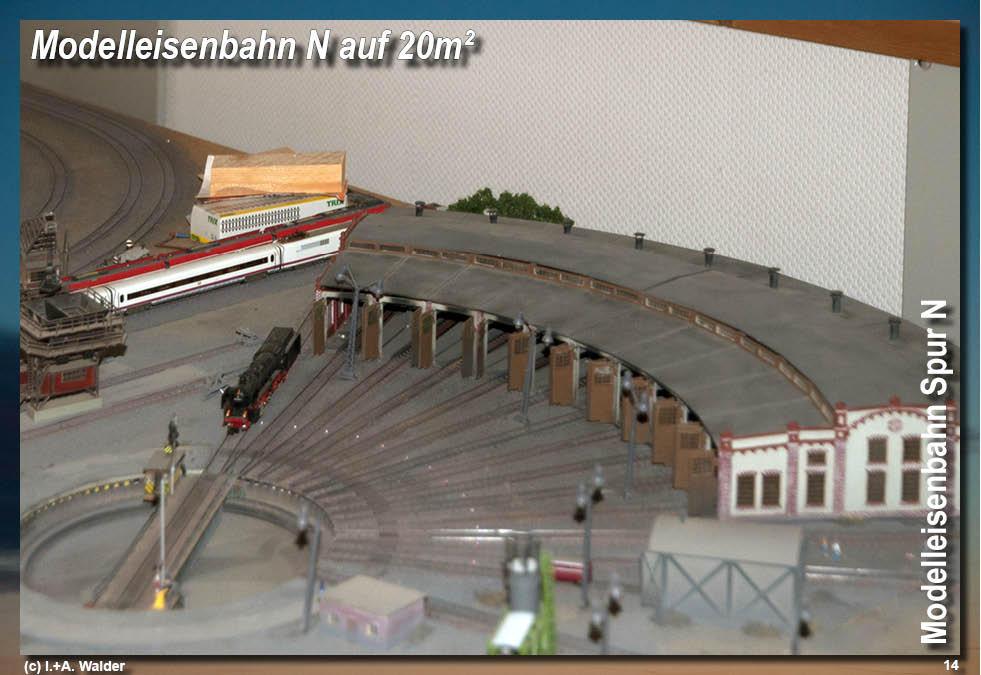 Modelleisenbahn Spur N auf 20m² 