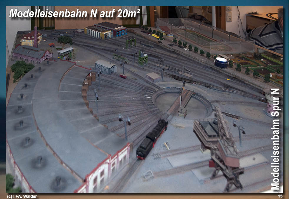 Modelleisenbahn Spur N auf 20m² 