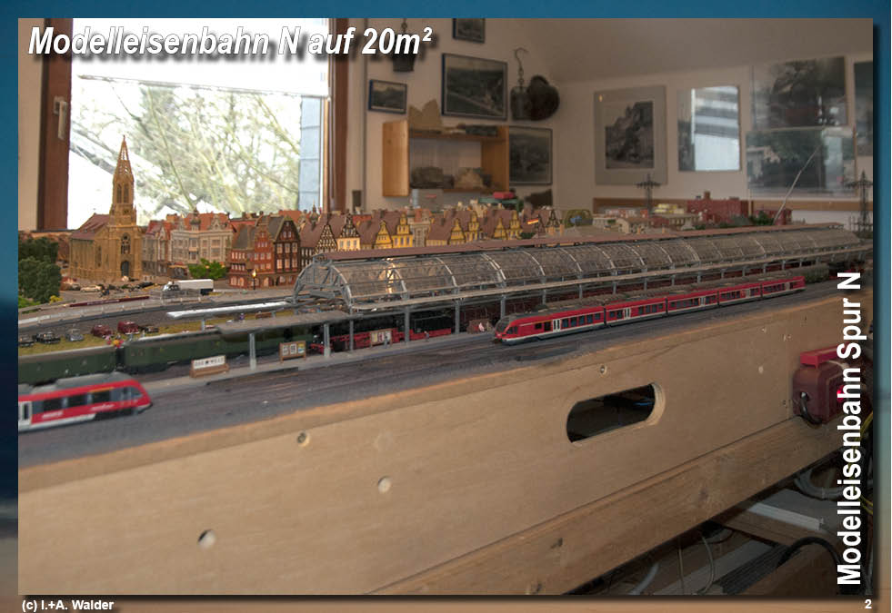 Modelleisenbahn Spur N auf 20m² 