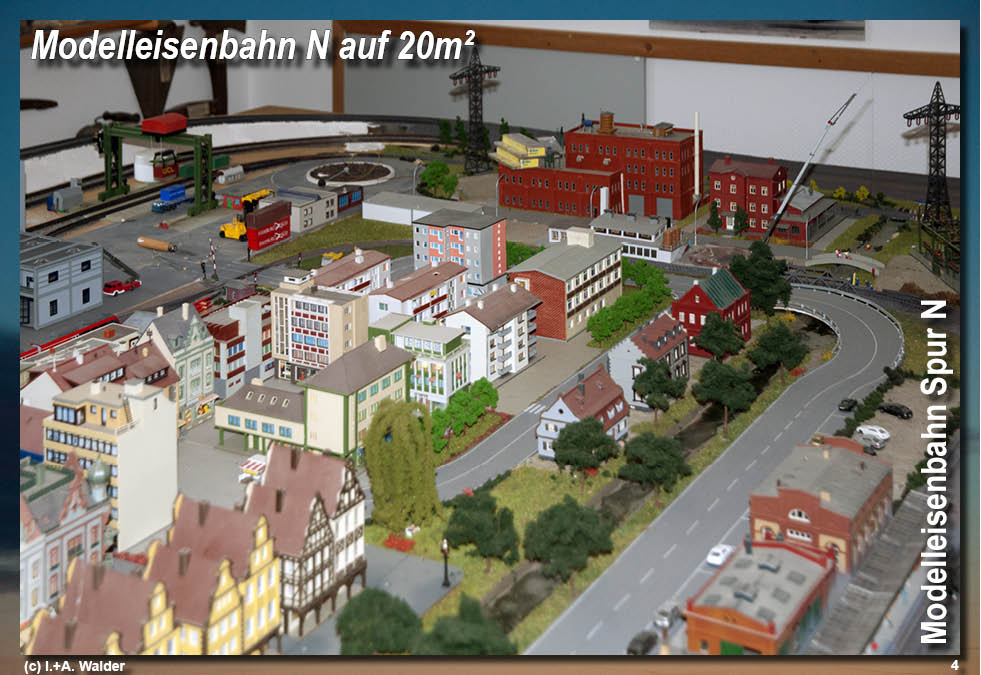 Modelleisenbahn Spur N auf 20m² 