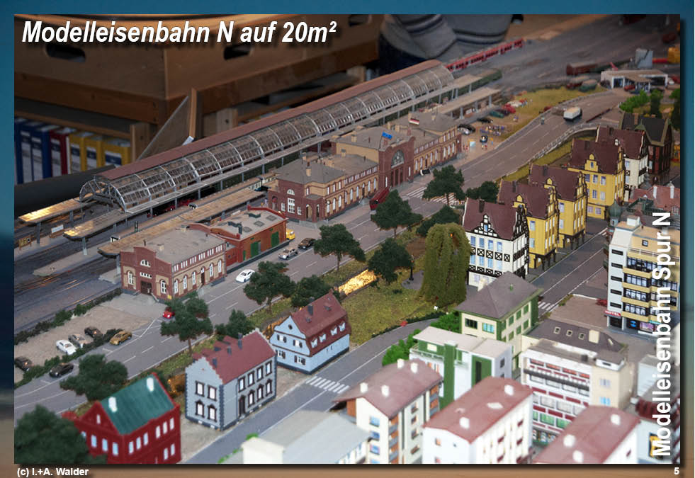 Modelleisenbahn Spur N auf 20m² 