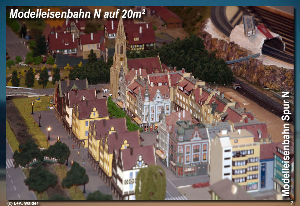 Modelleisenbahn Spur N auf 20m² 