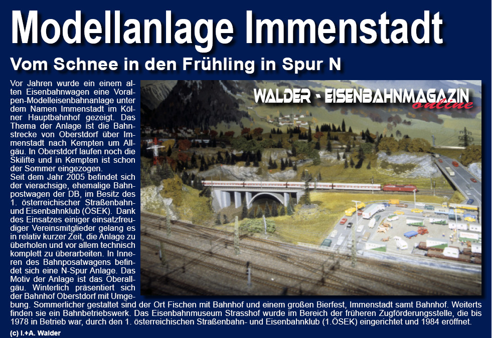 Modelleisenbahn Immenstadt Spur N