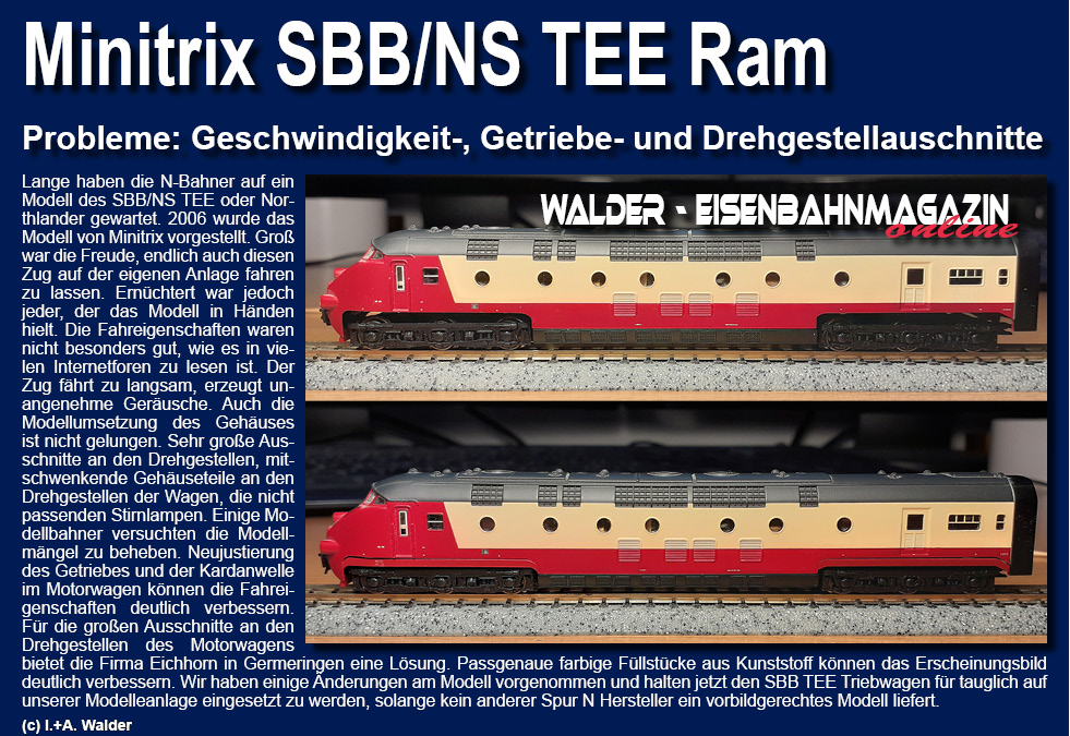 SBB/NS TEE Ram - Minitrix