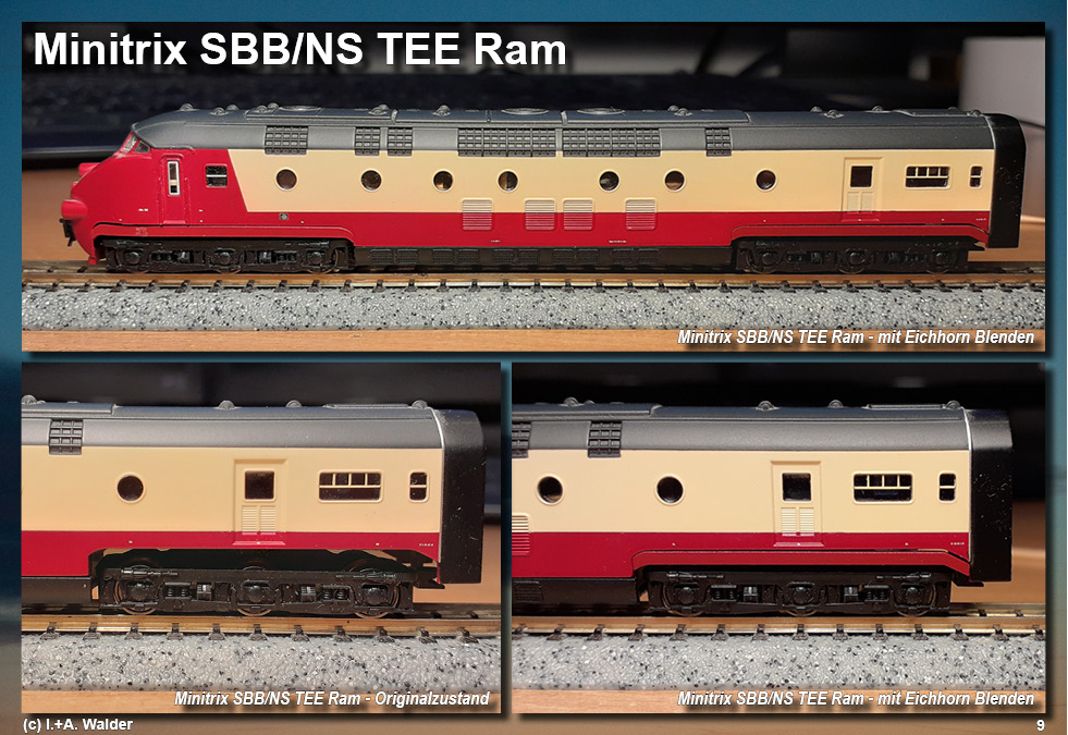 SBB/NS TEE Ram - Minitrix