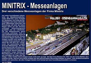 Minitrix-Messeanlagen 