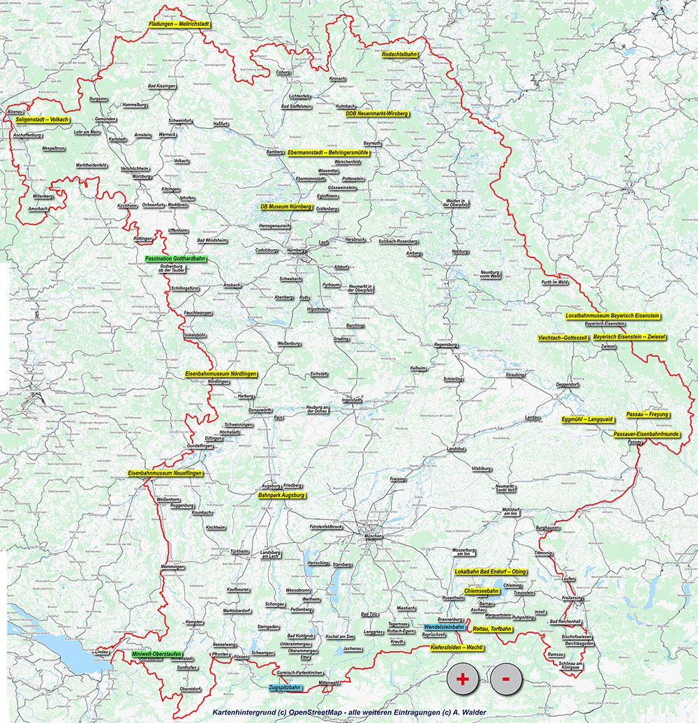 Eisenbahnatlas Bayern 