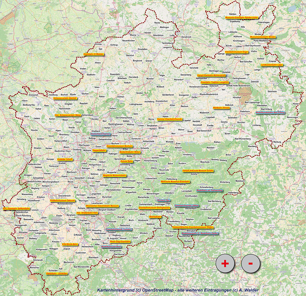 Eisenbahnatlas Nordrhein-Westfalen 